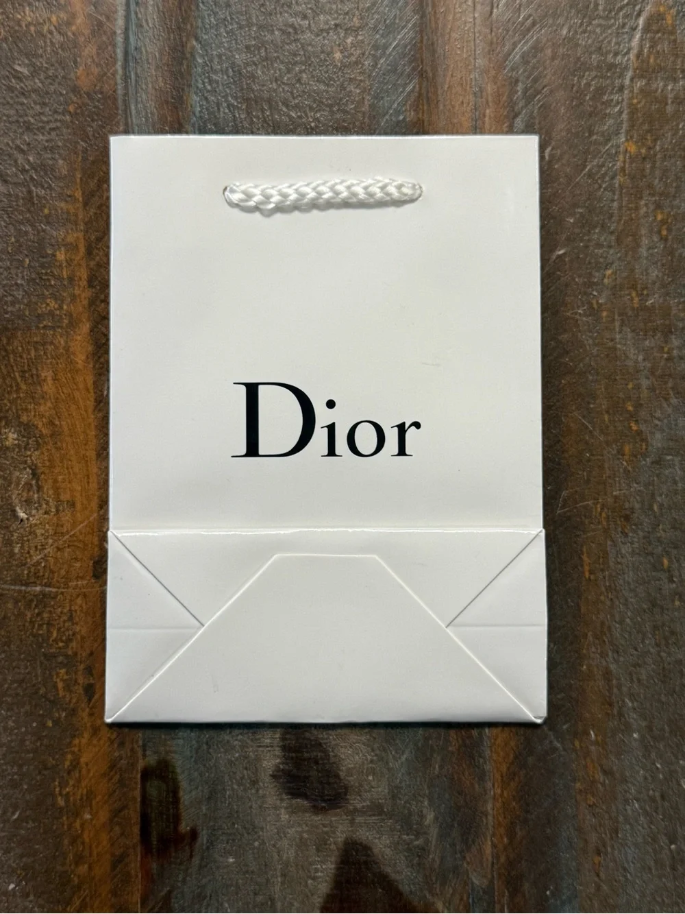 Christian Dior Small White Luxury Boutique Gift Bag NWOT